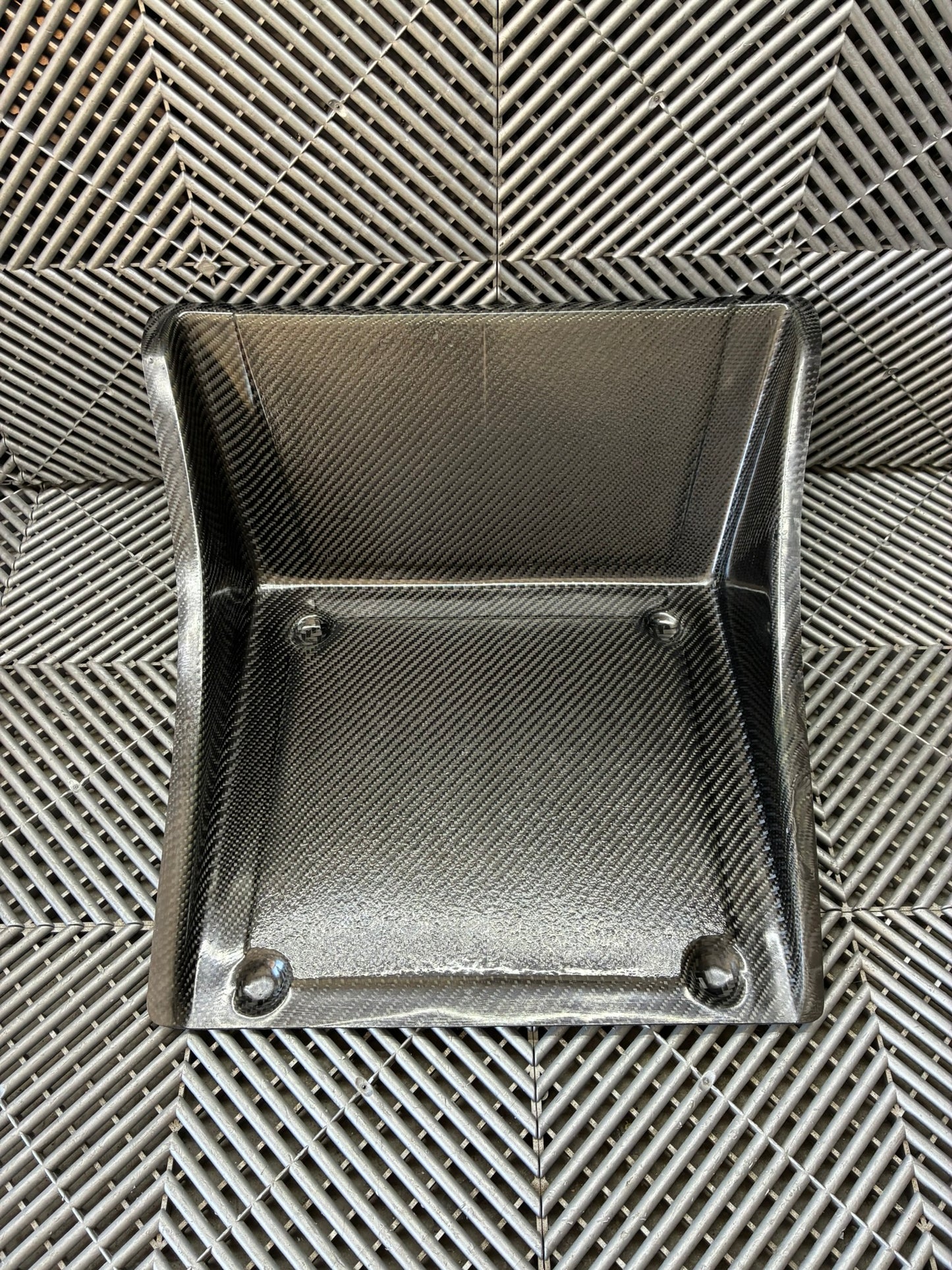 New. Carbon fiber Co-driver foot rest plate.