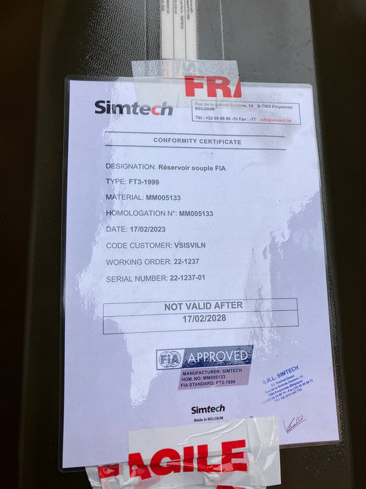 NEW! Big fuel tank for GT3 GT2 endurance cars