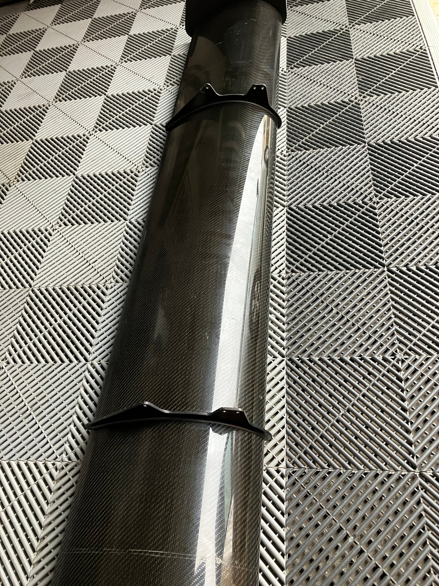Used. Rear spoiler. Carbon fiber