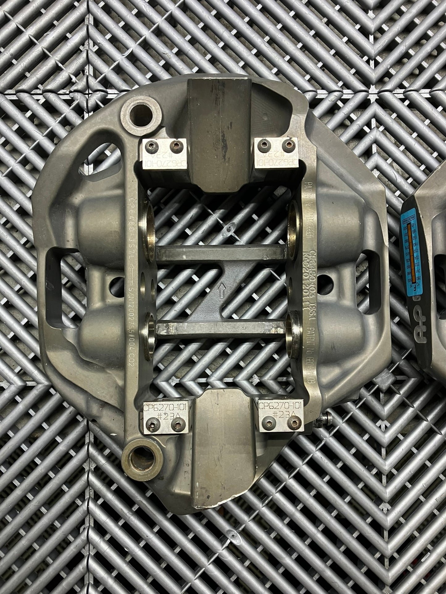 Used. AP Racing GT cars spec rear brake calipers CP6480 Forged Radi-CAL - 4 Piston