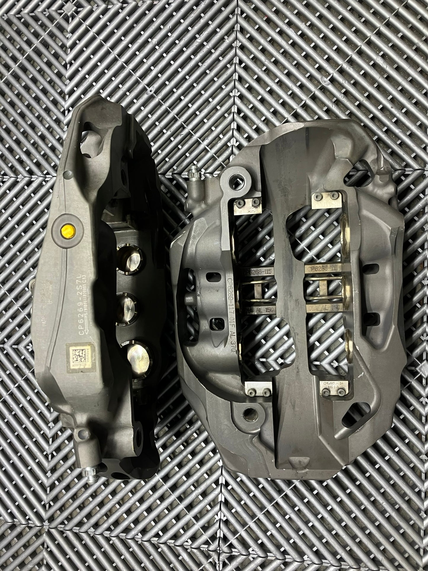 Used. AP Racing GT cars spec front calipers - CP6269 - Forged Radi-CAL - 6 Piston.