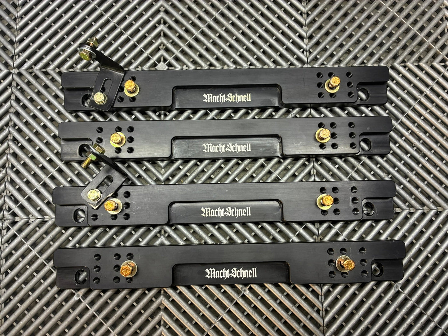 Used. Macht Schnell Competition floor mounts for race seat. Bmw E9x /M3