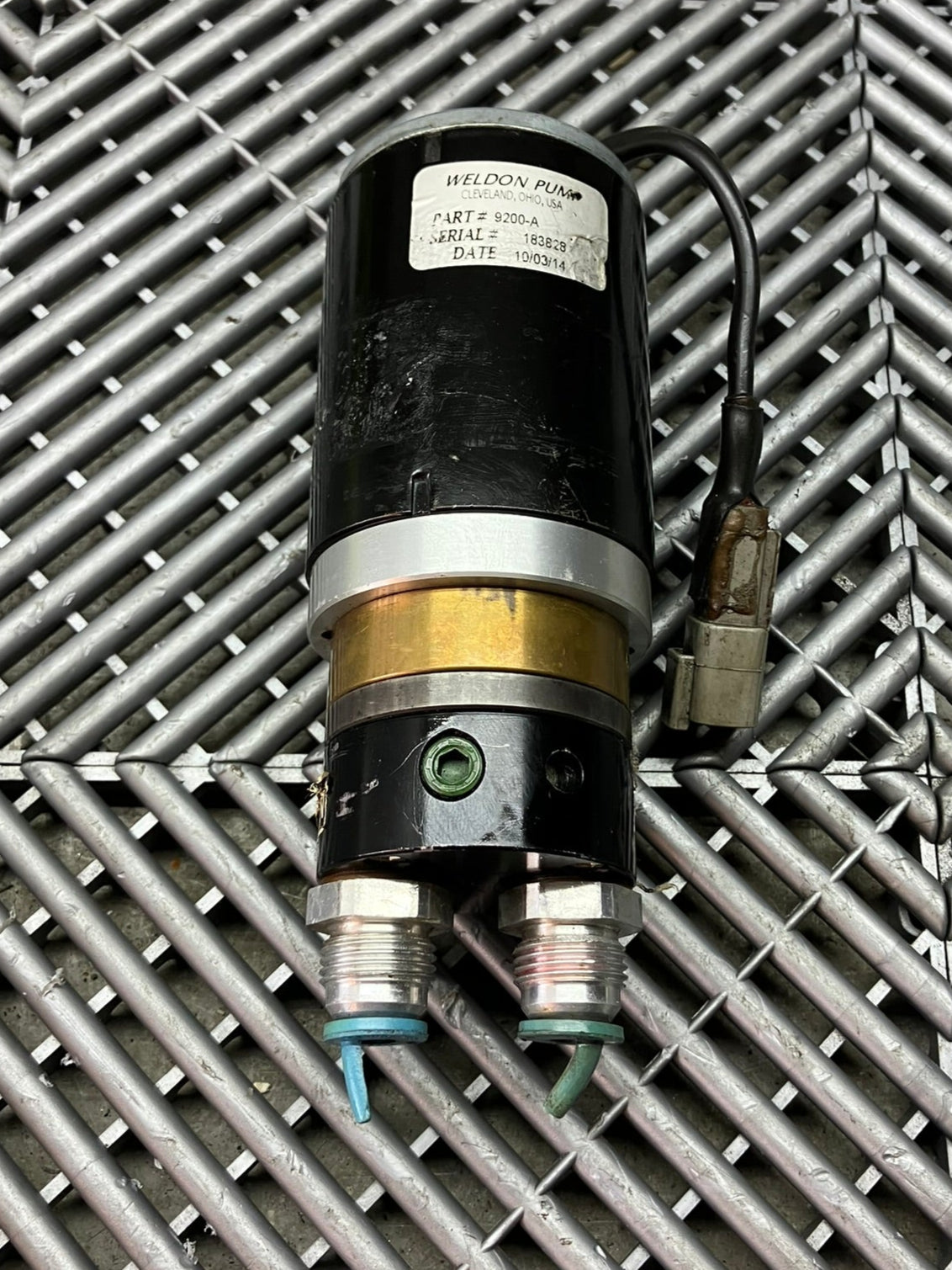 Used. Weldon High performance electric Oil pump. Circulating pump.