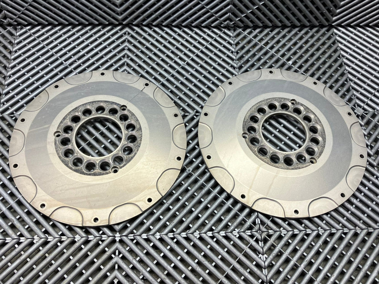 Used. Set of 2 Pagid brake discs bells.