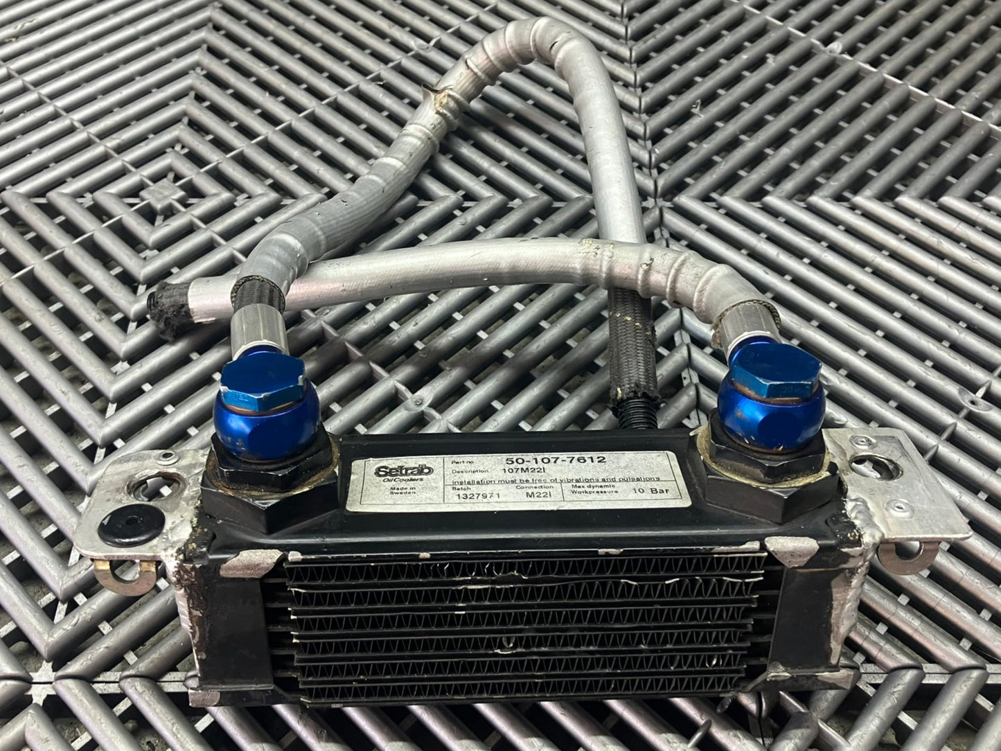 Used. Setrab Proline oil cooler 7-row. 17x5x5 cm