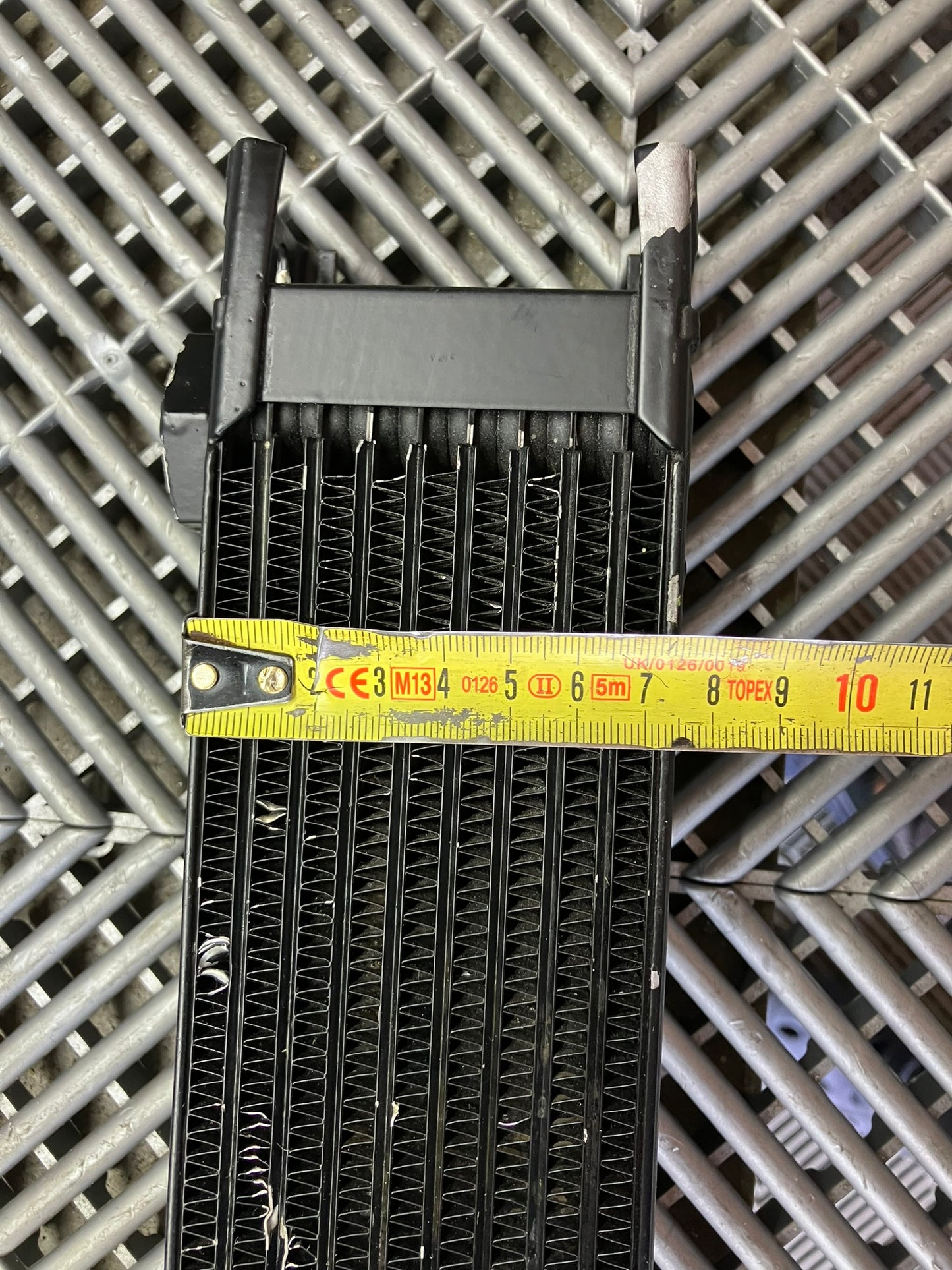 Used. Setrab Proline oil cooler 10-row. 28x7x5cm