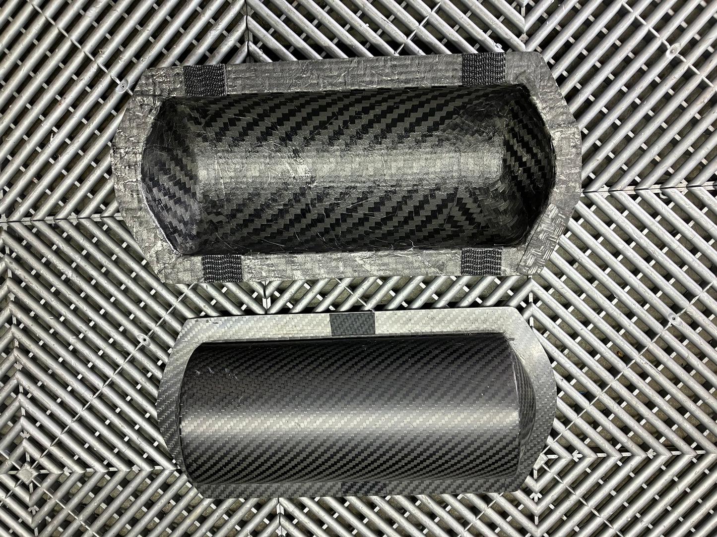 New. Set of 2 Carbon fiber covers.