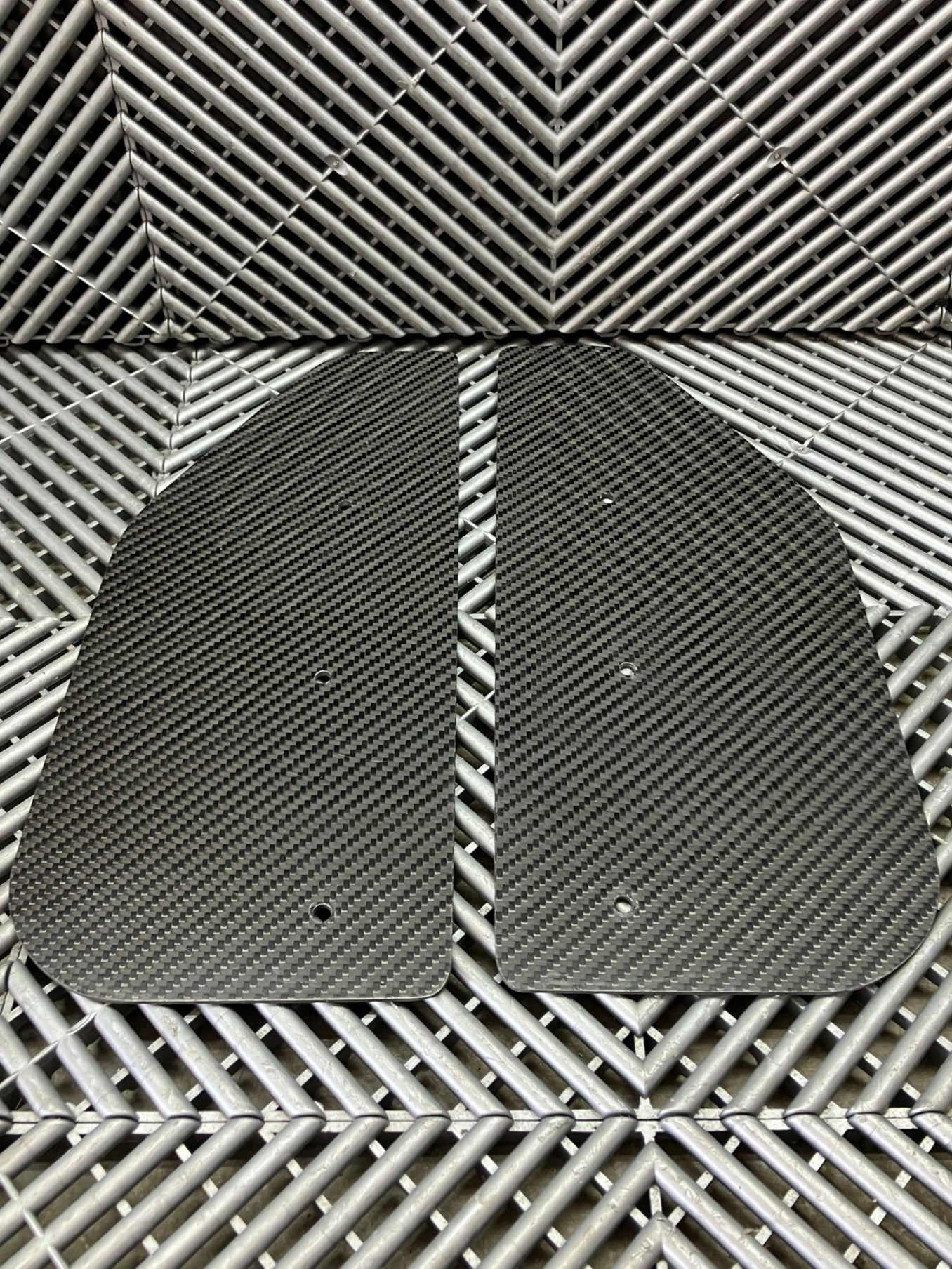 Used. Spoiler end plates. Carbon fiber