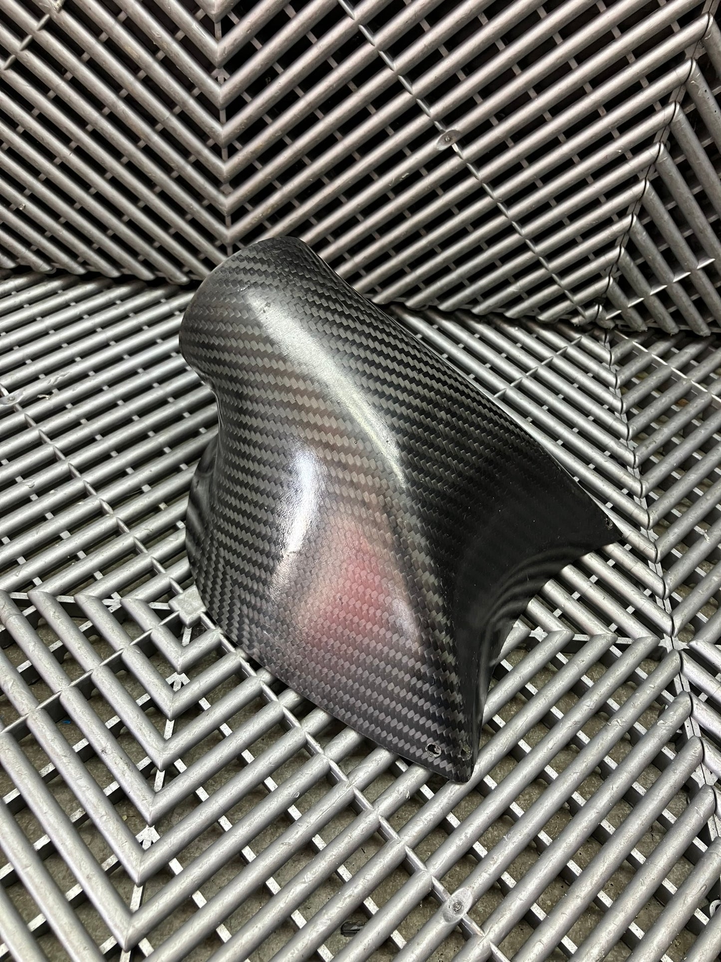 Used. Air duct. Carbon fiber