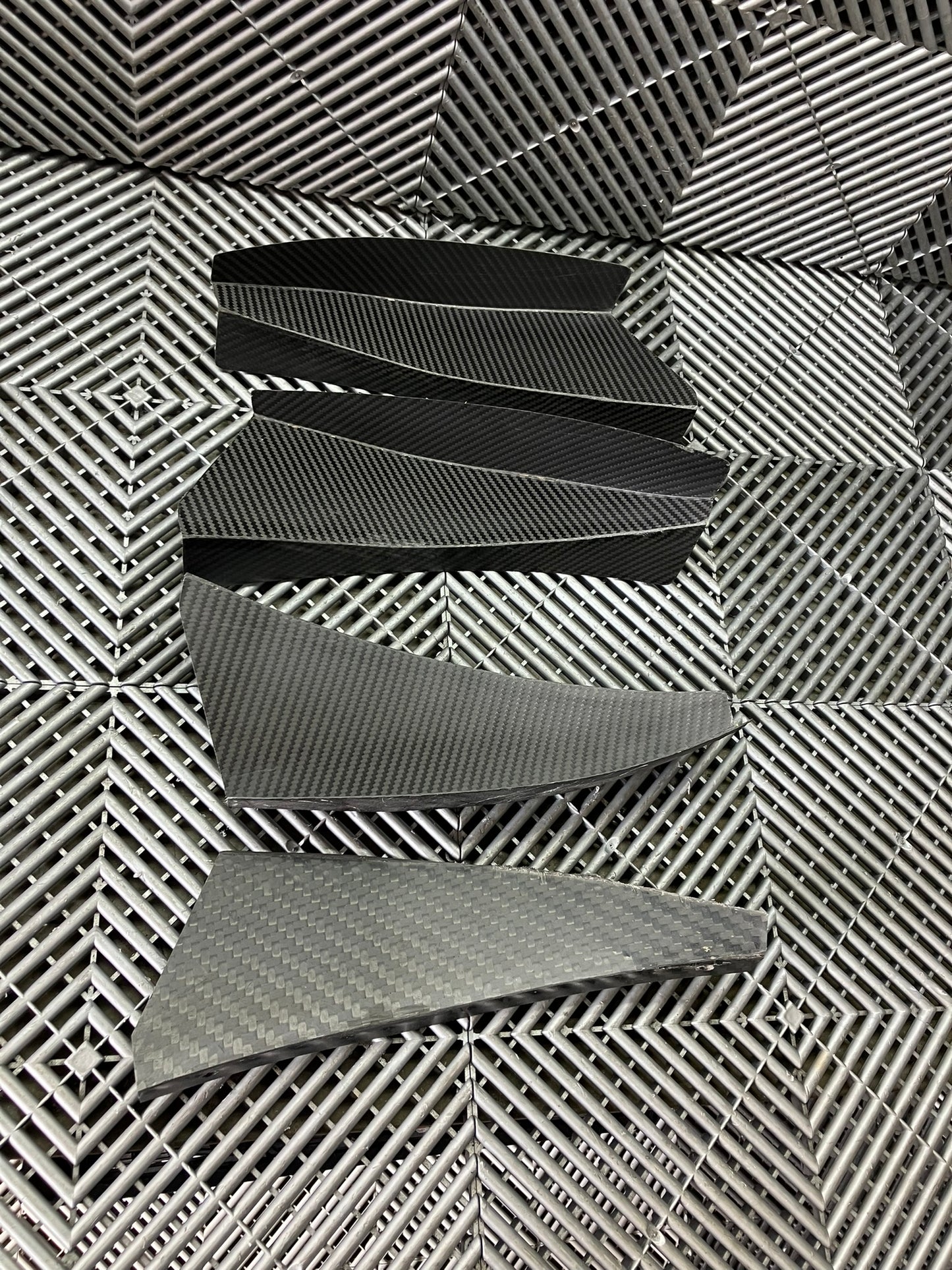 New. Bumper canards. Carbon fiber.