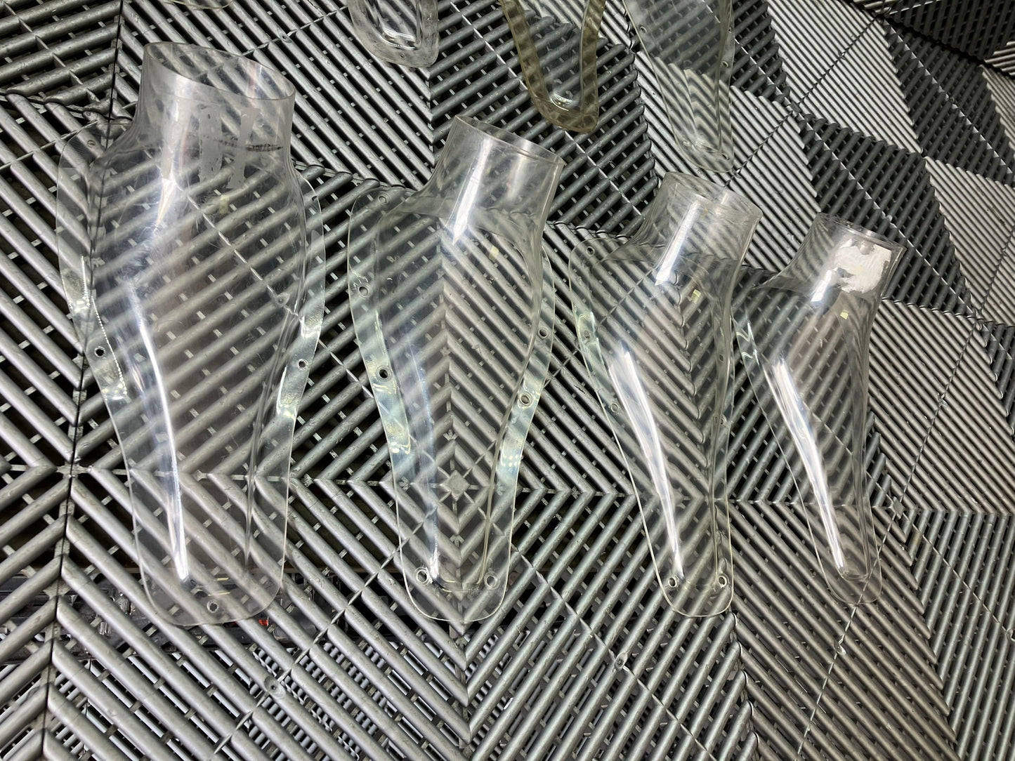 New. Single Clear NACA Air/Brake Duct 76mm