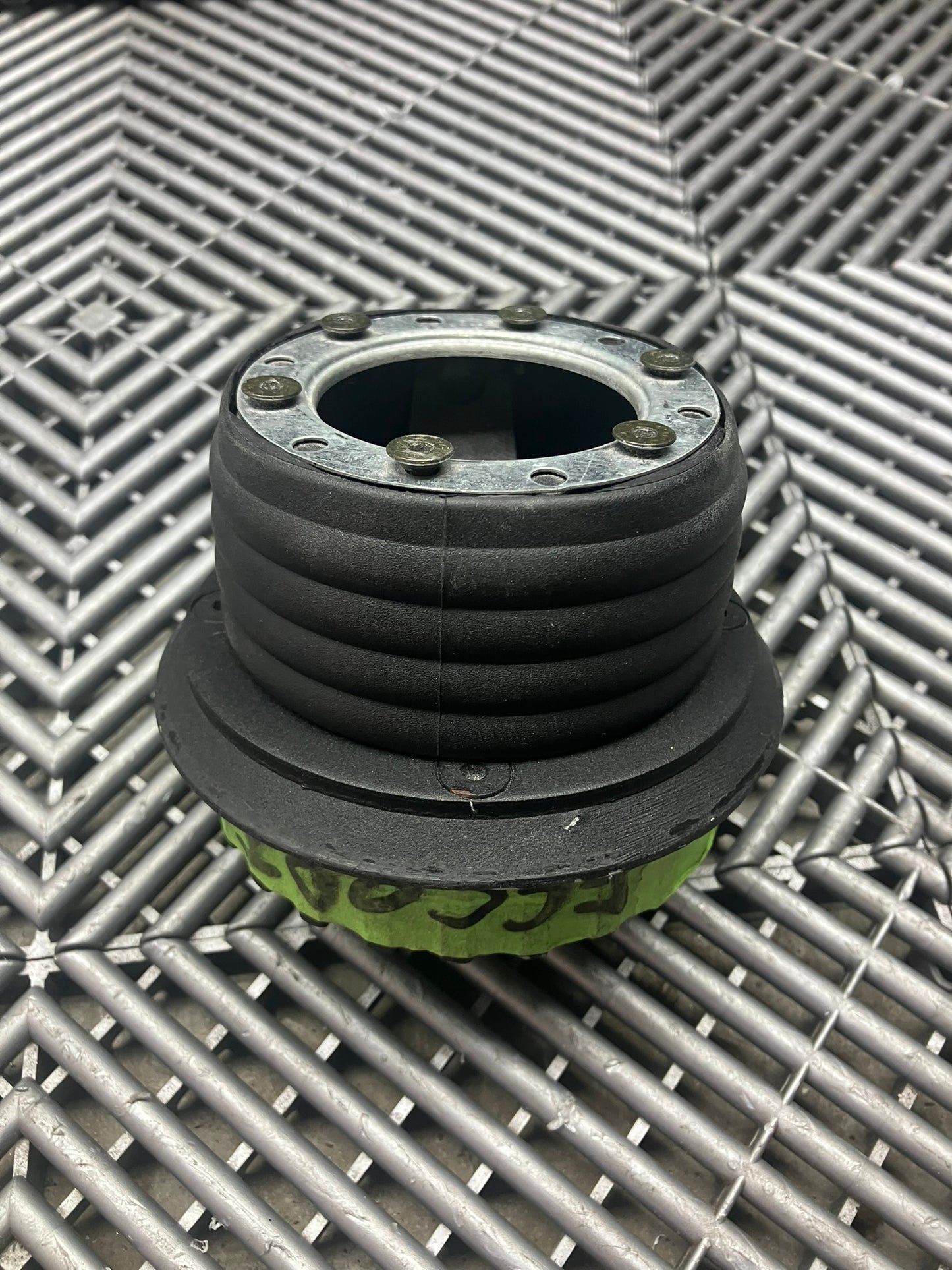 Used. Escort-Sierra cosworth racing wheel hub.