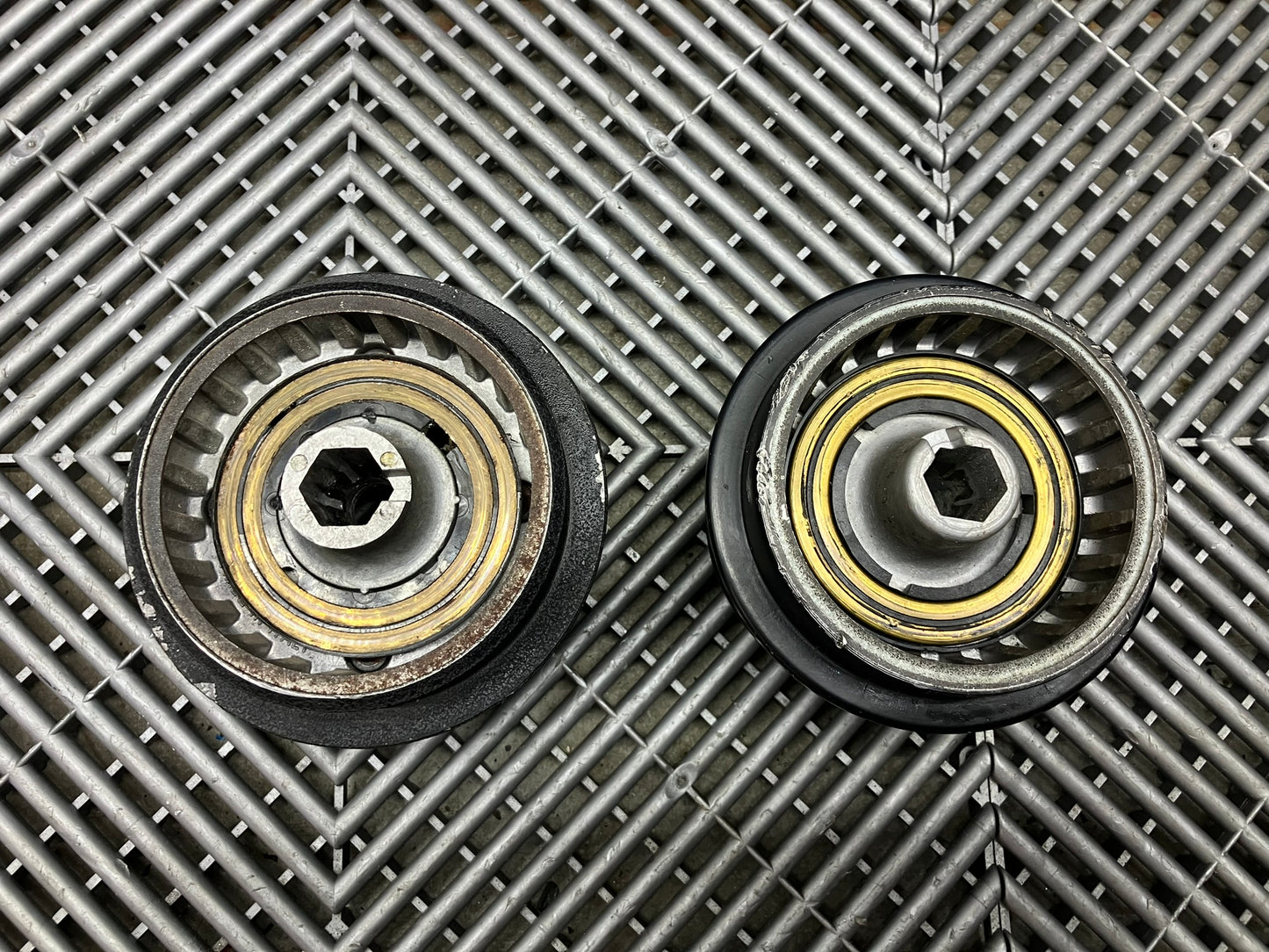 Used. Escort-Sierra cosworth racing wheel hub.