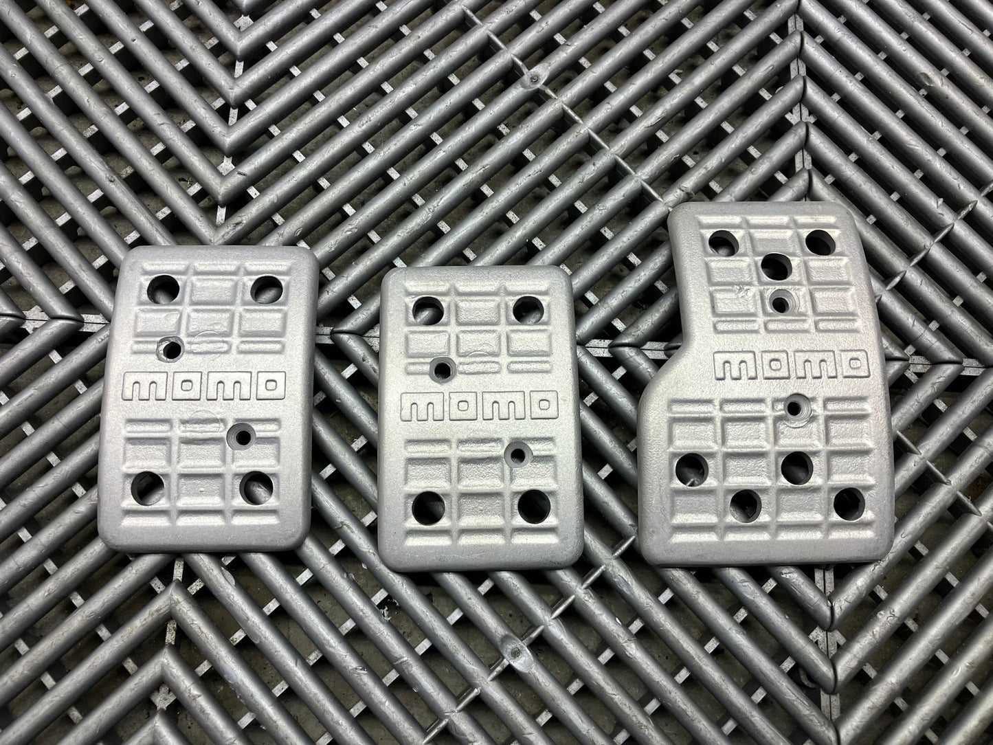 Used. MOMO pedal covers. Universal