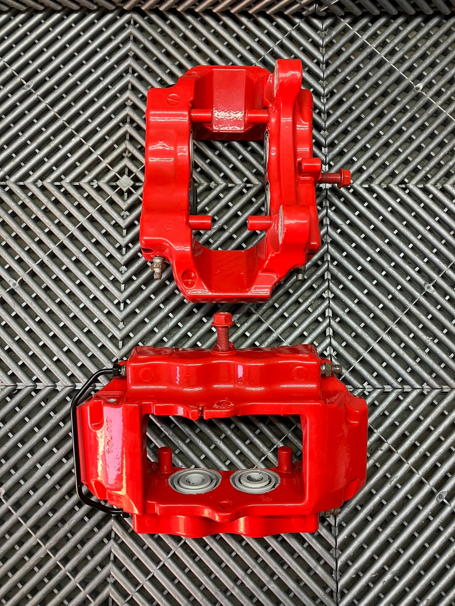 Used. Restored. Porsche Brembo rear calipers.