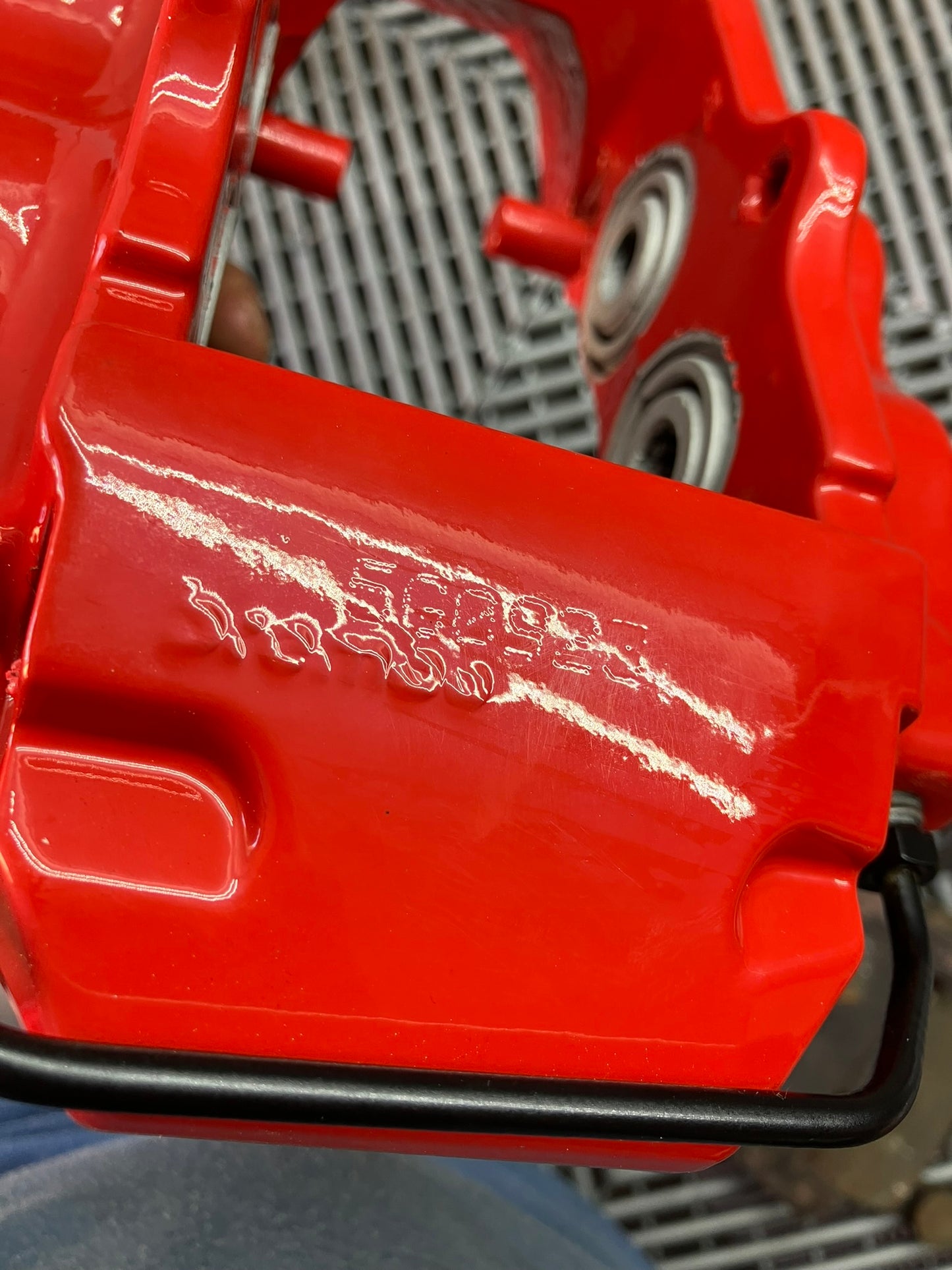 Used. Restored. Porsche Brembo rear calipers.