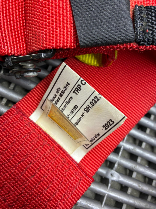 Used. 6 point RRS Racing Harness. Homo-2023