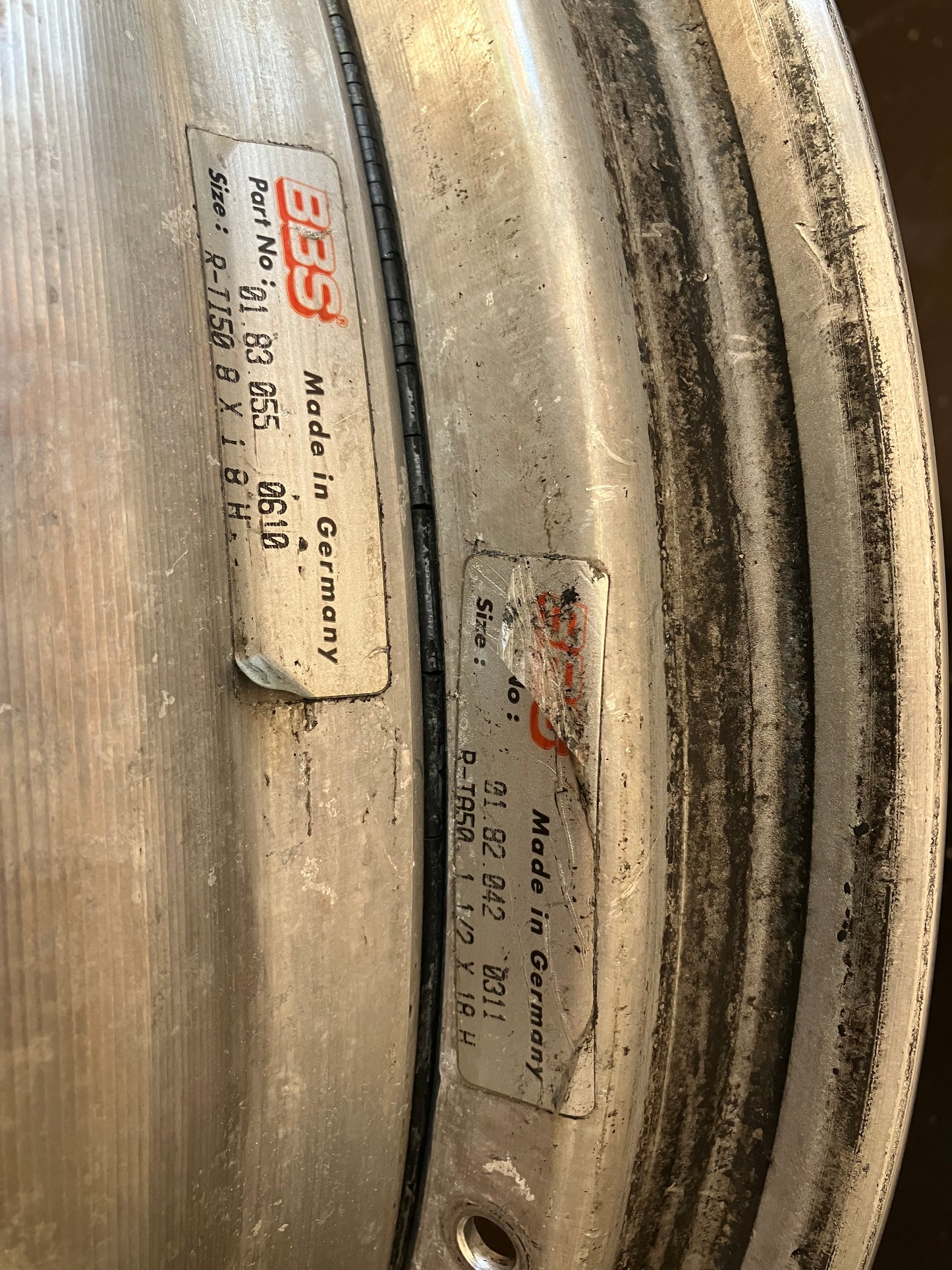 USED 1x Porsche 997 BBS cup wheels