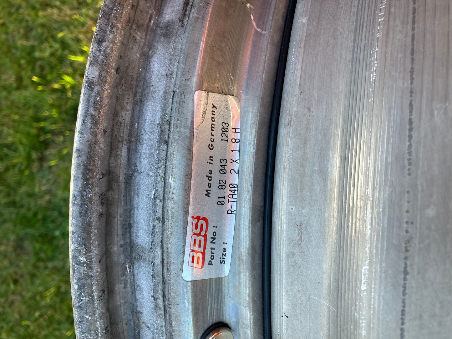 USED 2x BBS E19 18-inch Centerlock rims