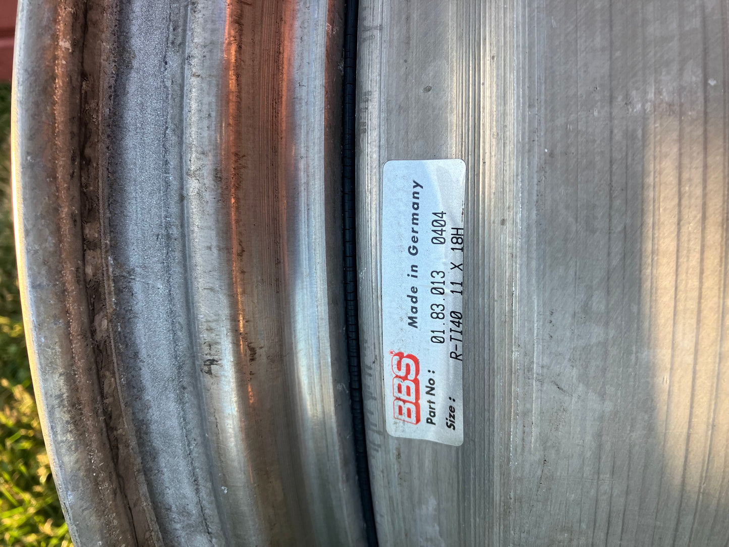 USED 2x BBS E19 18-inch Centerlock rims