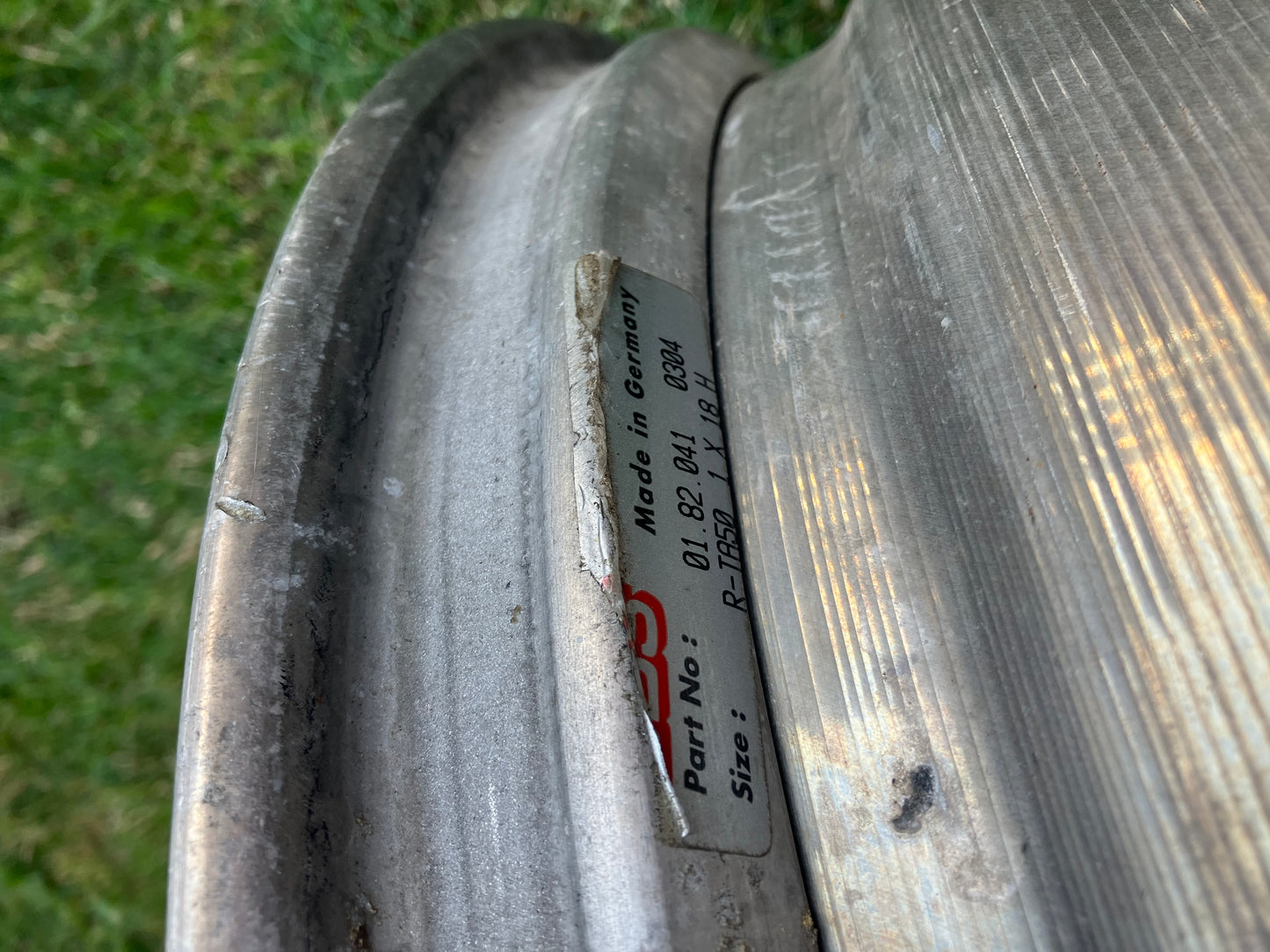 USED 2x BBS E19 18-inch Centerlock rims