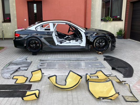 New build. GT3 spec. BMW E92 chassis.+ "Plan GT" carbon body kit.