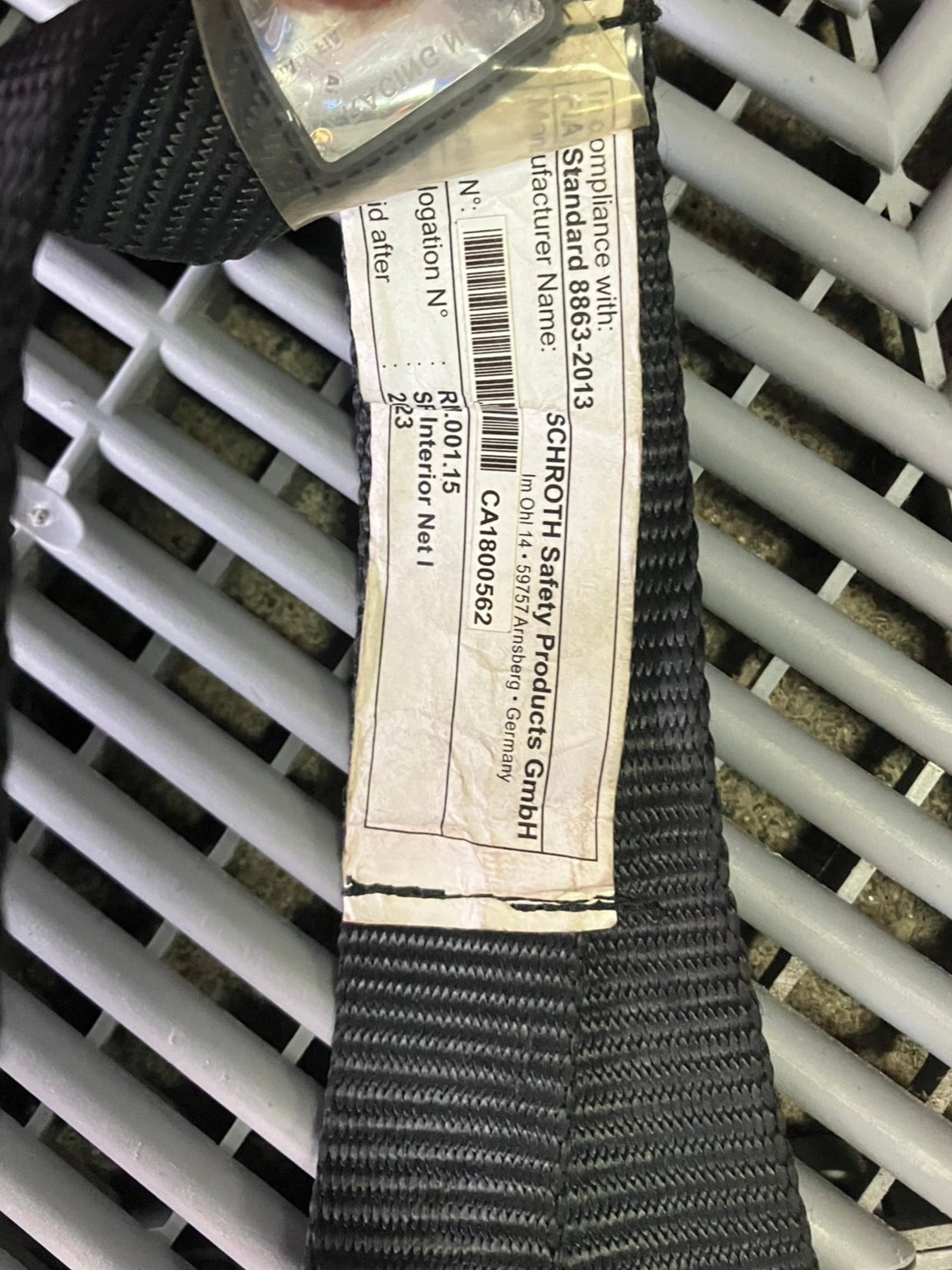 Used. Schroth interior net.