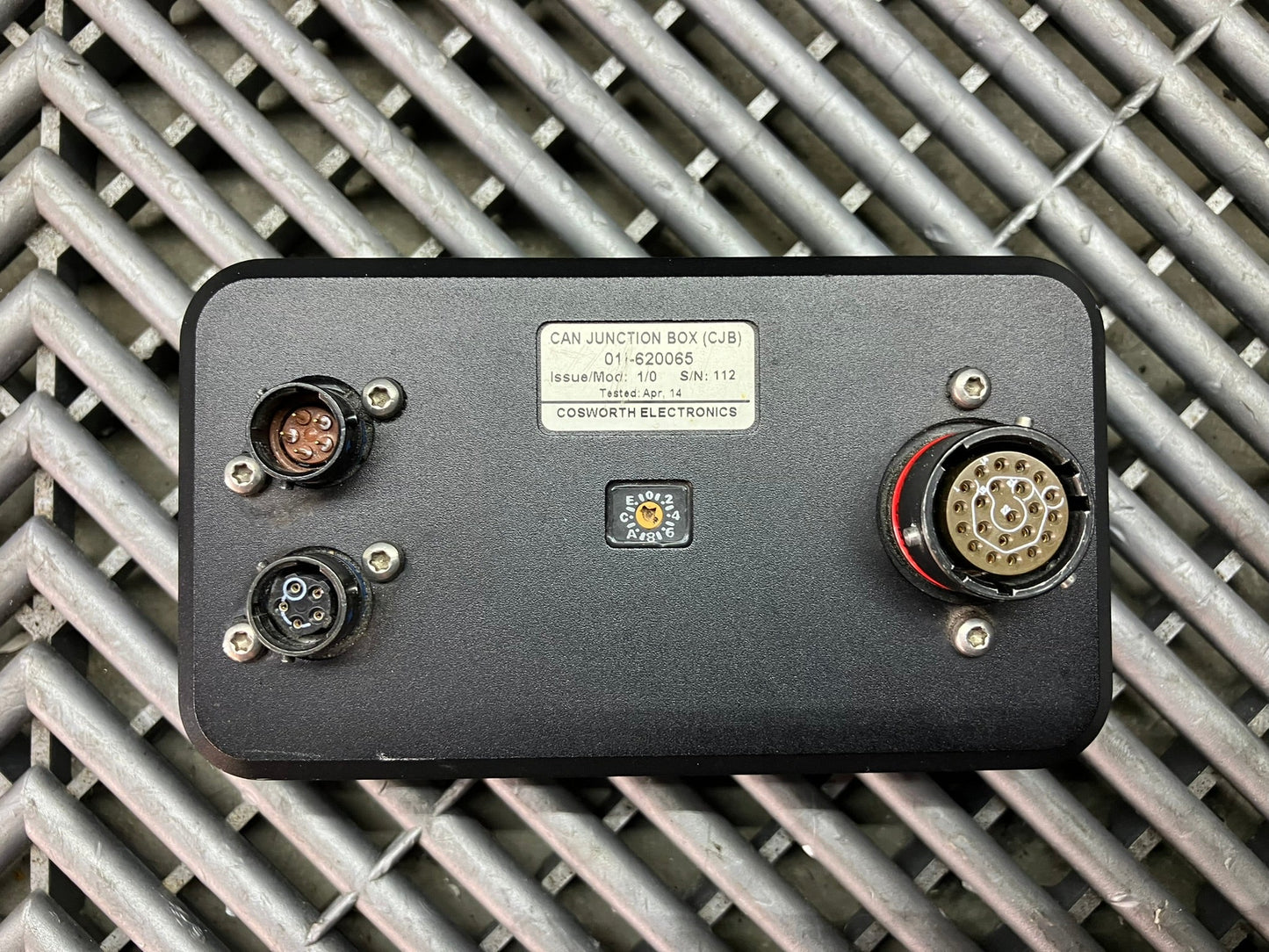 Used. Cosworth electronics CJB CAN JUNCTION BOX