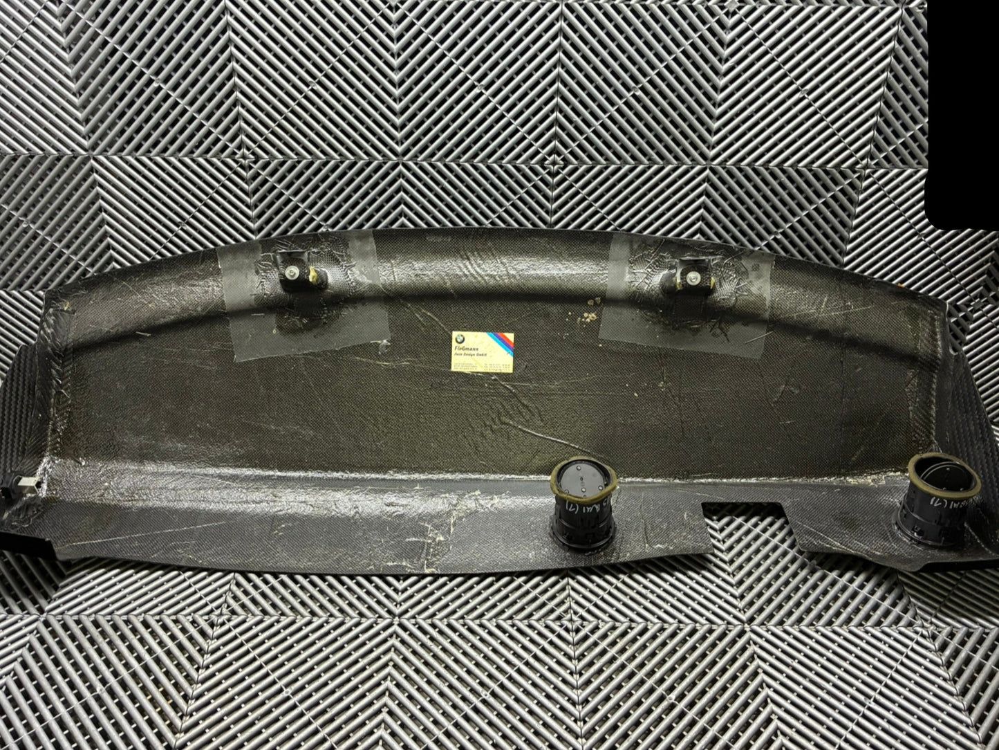 Used. Bmw race dashboard. Carbon fiber/flocked