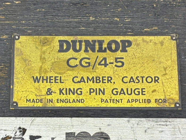 Used. Dunlop CG6 steering turntables and wheel camber, caster gauges set