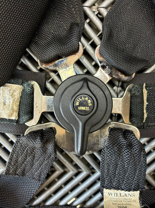 Used. Willans racing 6 point Harness