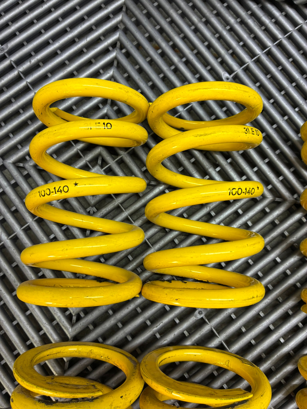 Used. KW Coilovers springs 100/120/140 N/mm 140 mm