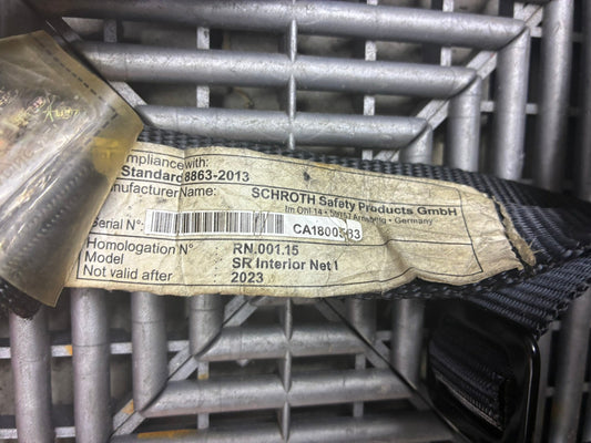 Used. Schroth interior net.