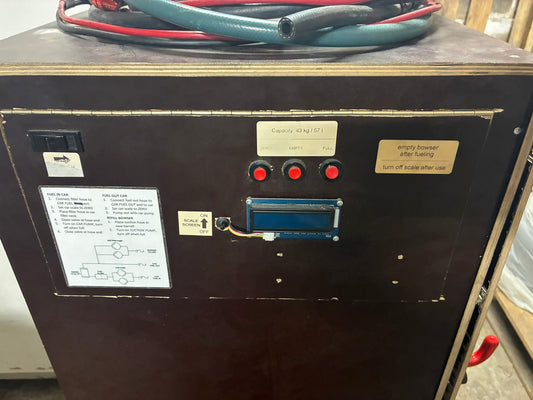 Used. 57L. Mobile fueling bowser (fuel transfer station)