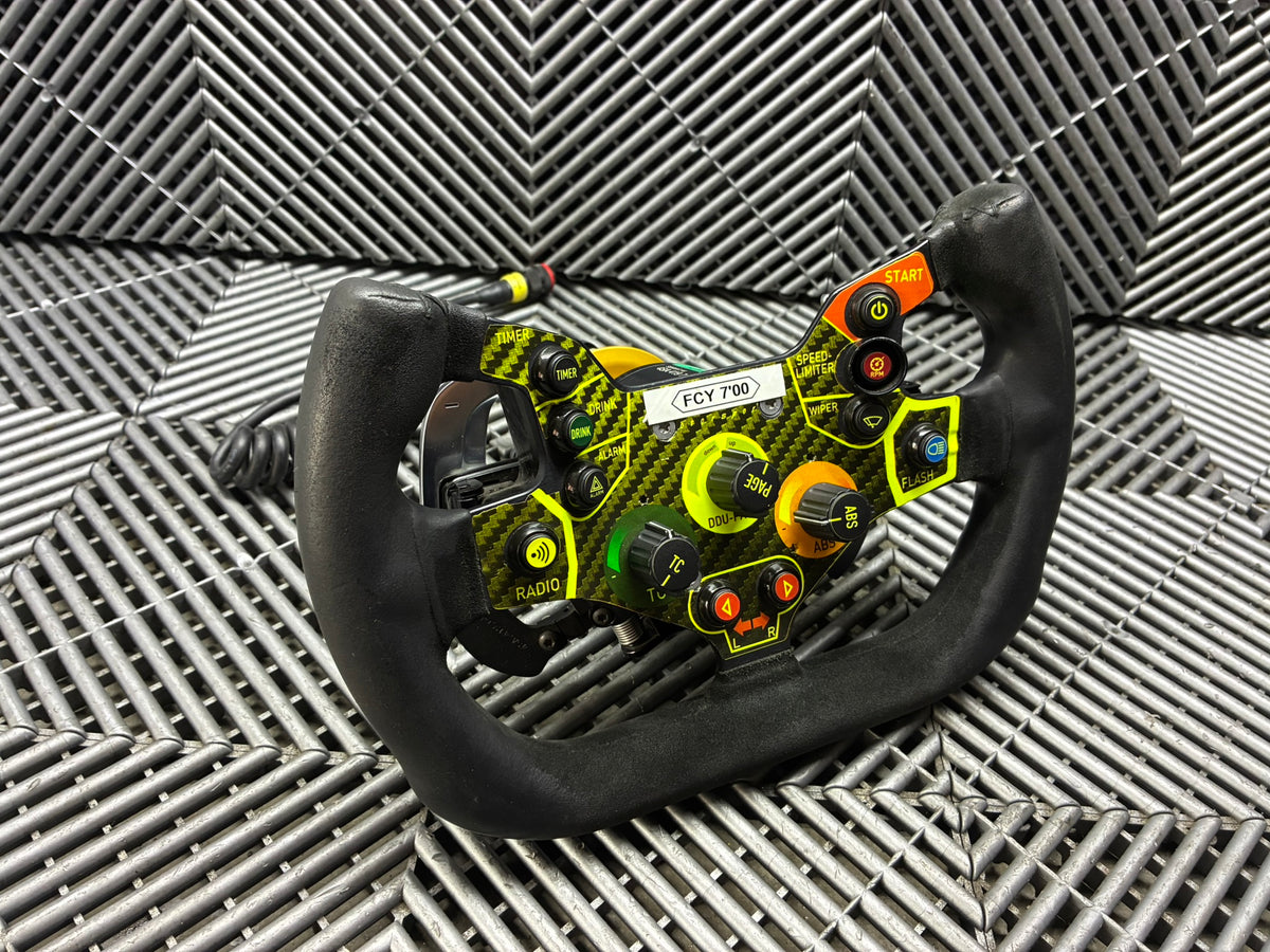 Used. Complete Huracan / Audi R8 LMS GT3 steering wheel