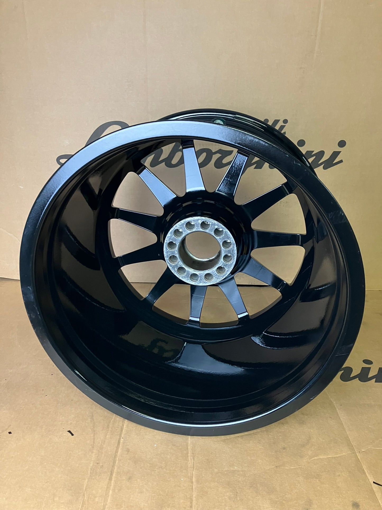 Used. Restored. Set of Lamborghini Huracan supertrofeo EVO Speedline 18-inch rims