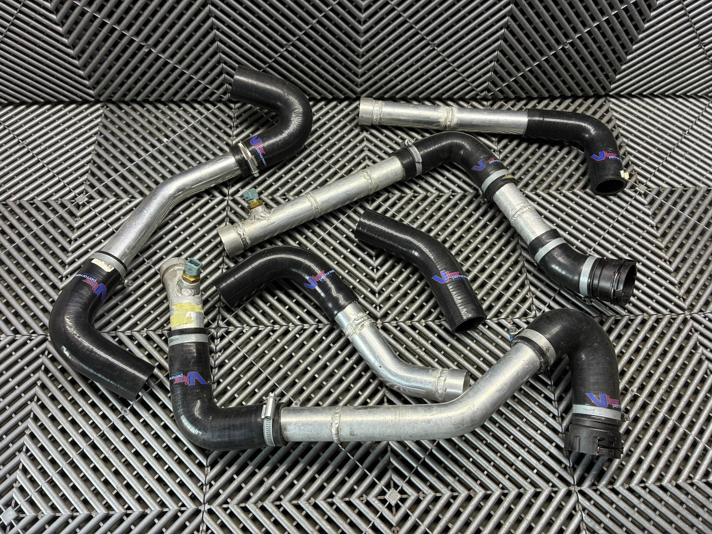 Used. GT3 style angle radiator hosing. Bmw