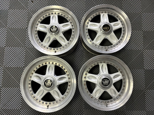 Used. R16 7/8J Rays Volk Racing Group C JDM wheels. 4x114,3