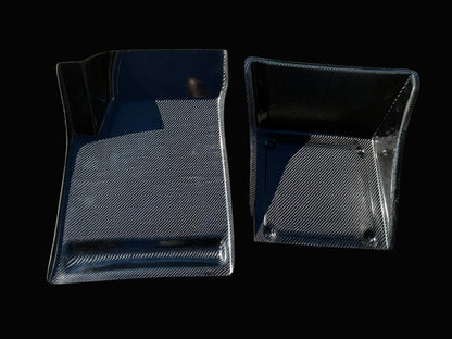 New. Set of 2 Universal Carbon fiber foot plates.