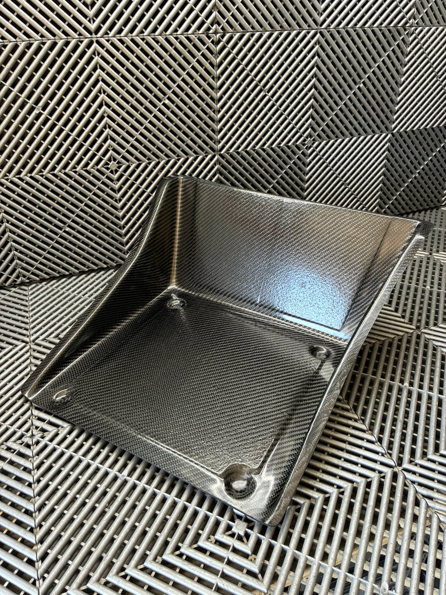 New. Carbon fiber Co-driver foot rest plate.