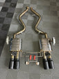 Used. Bomiz E9X M3 Valvetronic Axle-Back valved mufflers + connecting pipes