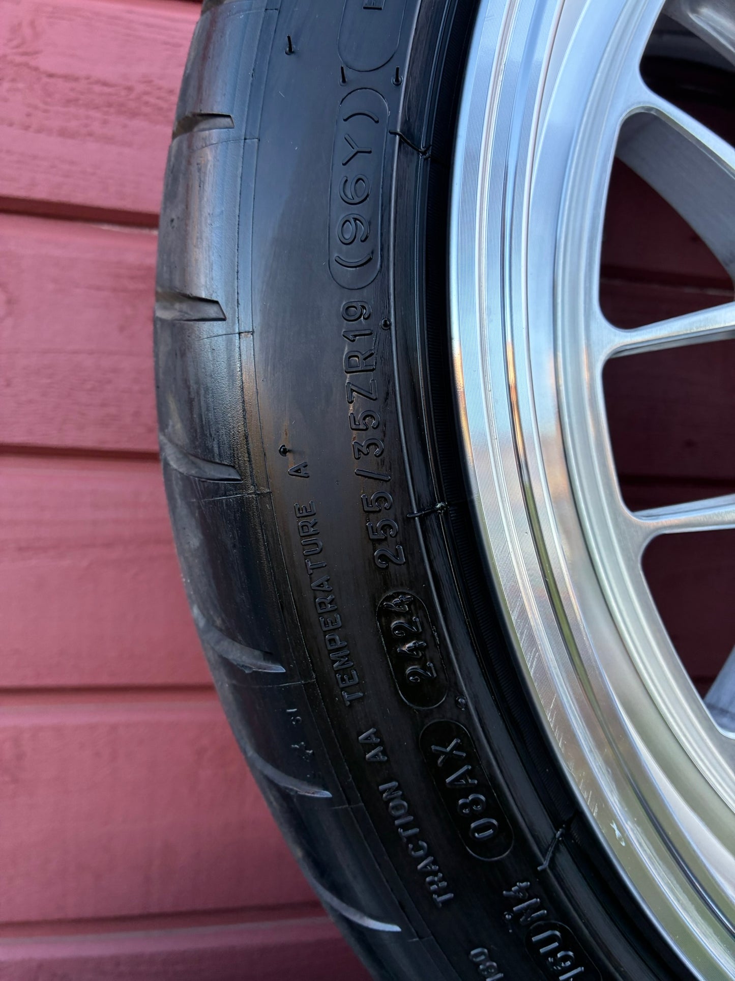 Used. Apex ML-10RT R19 5x120 forged lightweight wheels