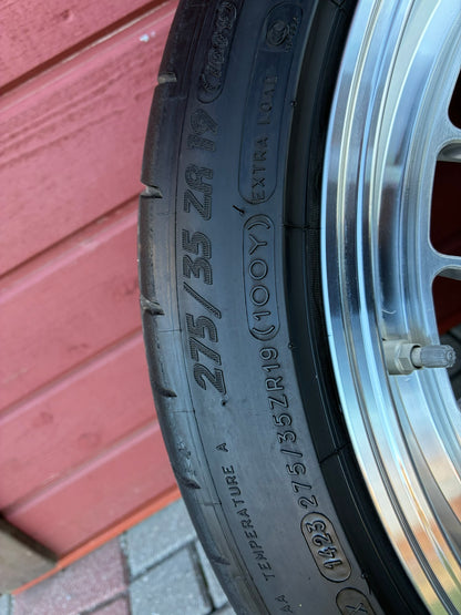 Used. Apex ML-10RT R19 5x120 forged lightweight wheels