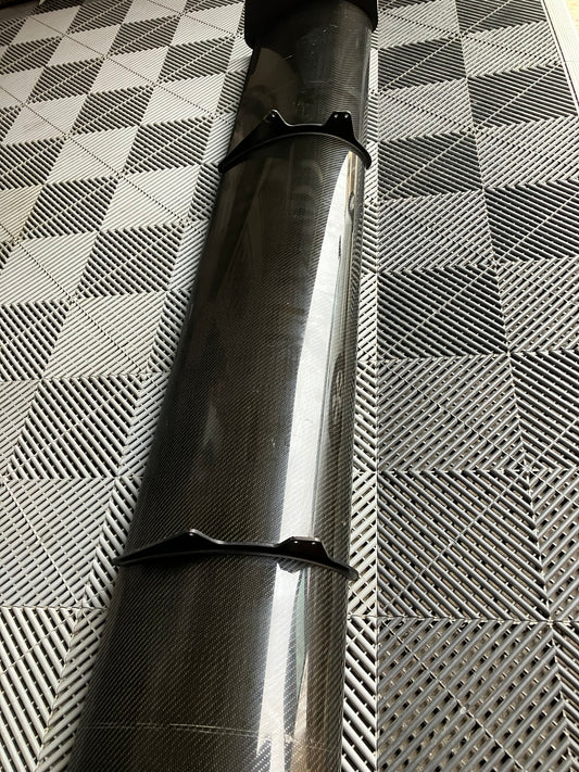 Used. Rear spoiler. Carbon fiber
