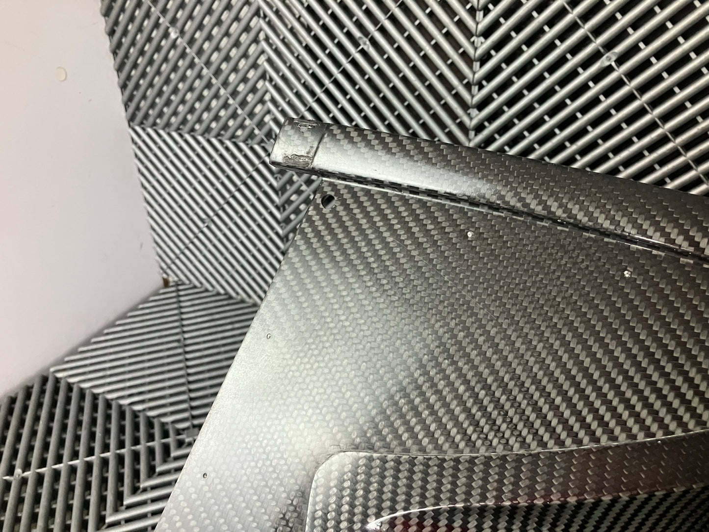 Used. Rear left side dry carbon window cover for Bmw E92 with Nasa Ducts.