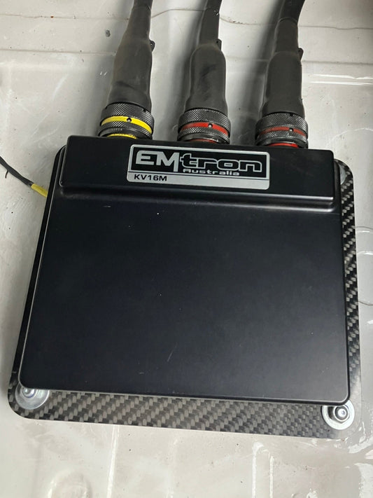 Used. Emtron KV16M motorsport ECU.