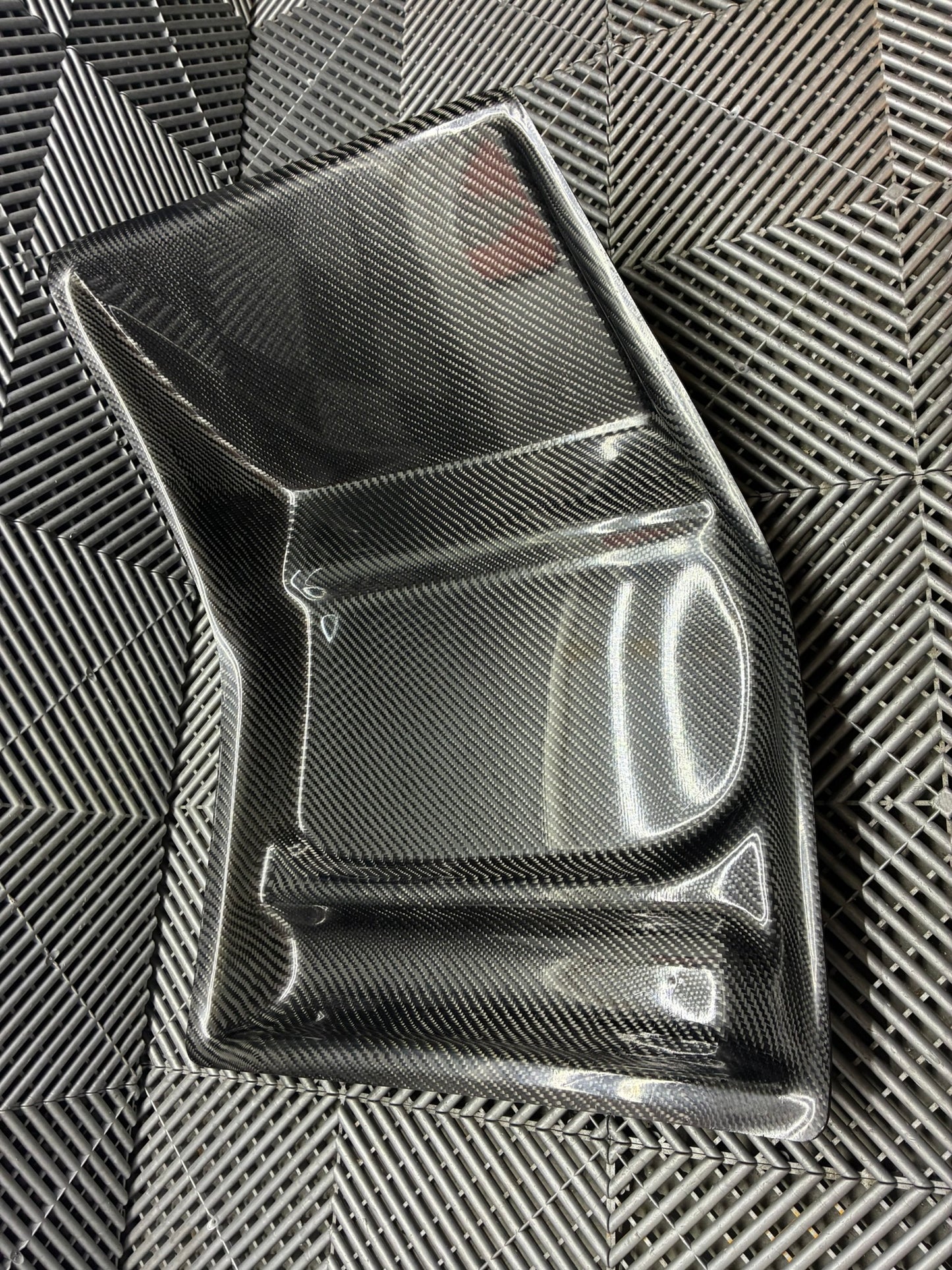 New. Carbon fiber Co-driver foot rest plate.