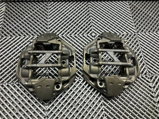Used. AP Racing GT cars spec rear brake calipers CP6480 Forged Radi-CAL - 4 Piston
