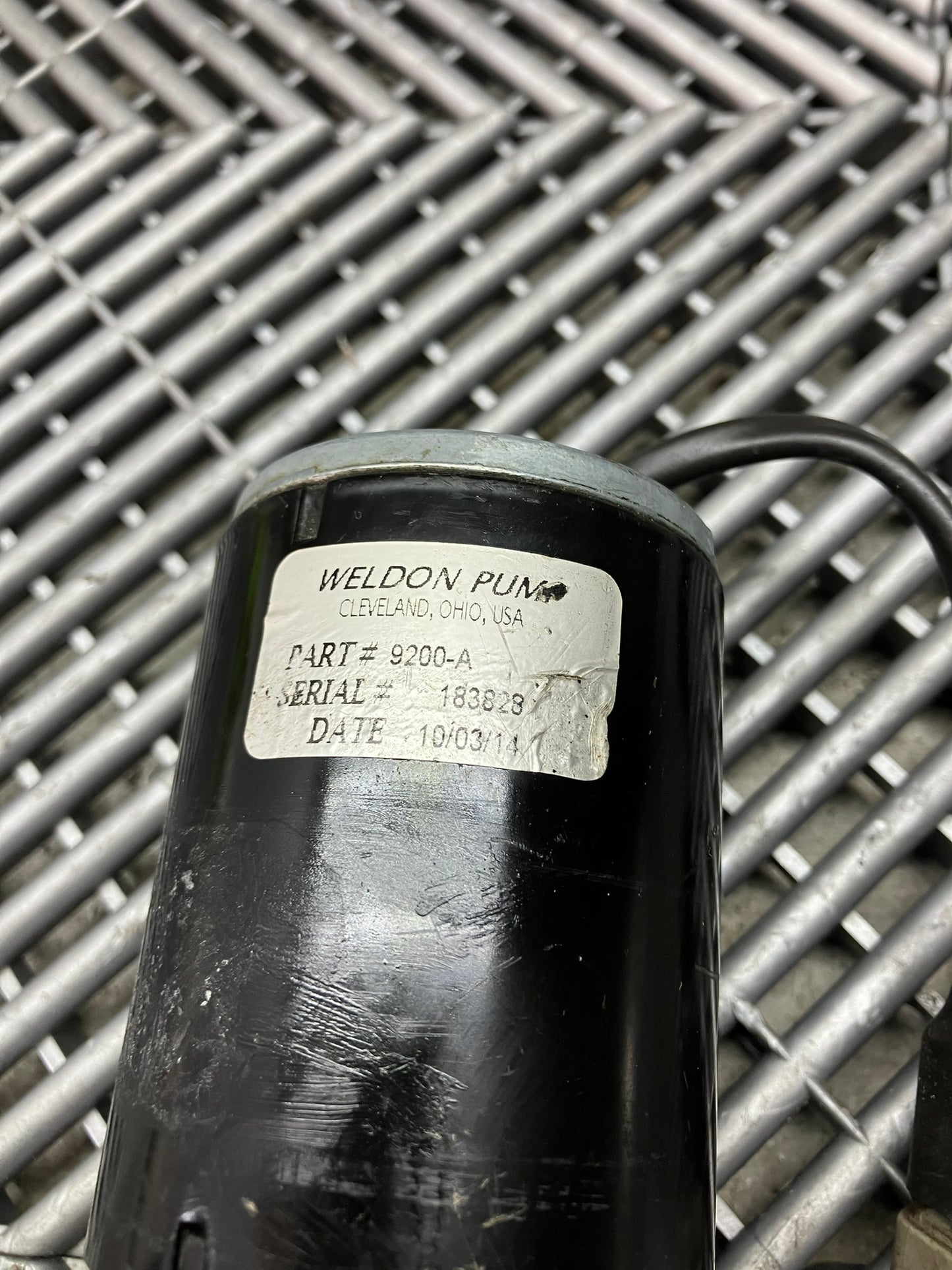 Used. Weldon High performance electric Oil pump. Circulating pump.