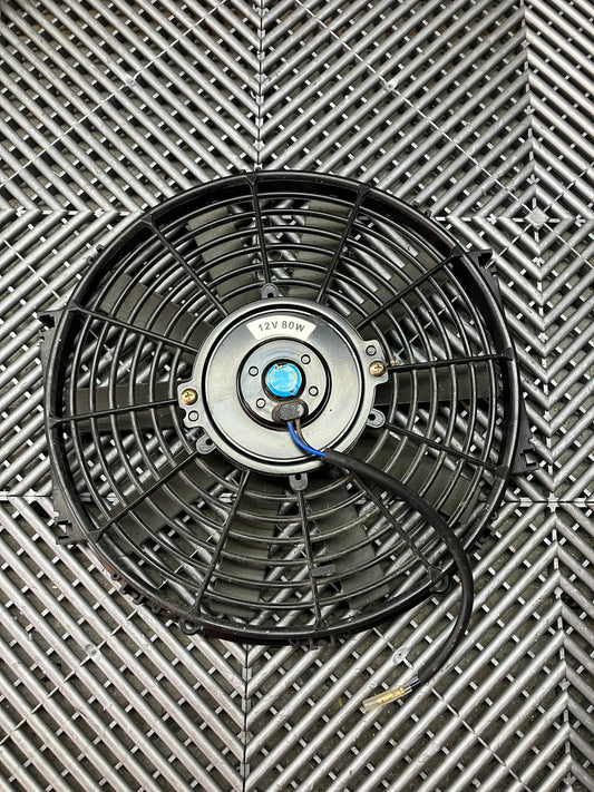 Used. Cooling fan 12v 80w. Size - 30 cm